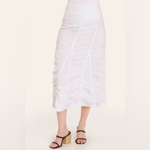 CORE BY XCVI
GORED PEASANT SKIRT
 In White
